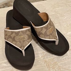 Authentic Coach sandals